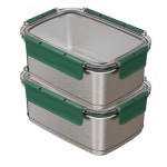 씨앤티코리아 스텐락 스텐락 스텐 모스트SE 밀폐용기 브리티쉬그린 6호 1 1L 2P 1 1L 6호 6세트