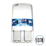 명성 명성 욕실 디스펜서 2구 호텔 펜션 모텔 샴푸 바디워시 벽걸이형 욕실 물비누디스펜서 10개