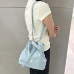 캉골 국내정식매장 캉골 가방 Kangol 나일론 앰버 버켓백 3392 라이트블루 크로스백 슬링백