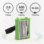 Coonyard 3.6V 600mAh Replacement Battery