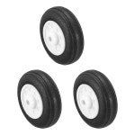 메카닉시티 RC 비행기 바퀴 0 98 x0 31 x0 09 OD 비행기 PU 스펀지 바퀴 타이어 테일 휠 폼 교체용 모델 면 팩 3개 2 91 x0 98 x0 17