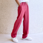 베러댄나우 베럴댄나우 남성용 밴딩 스판 세미 와이드 슬랙스 바지 M