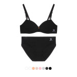 바우로우 심플 쥬니어 학생 브라세트 8컬러 부드러운 면소재 J2012