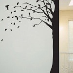 인테리어 나무 스티커 아트 x 대형 장식