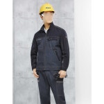 파브 파브 춘추 스판 청지 용접복 작업복 상의 하의 세트 30 SM-J2303 100