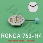 론다 763 무브먼트 763-h43 normtech 3 핸즈 쿼츠 무브먼트액세서리 교체 부품시계