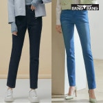 뱅뱅 뱅뱅 가79 900원 여성 세미 보이핏 밴딩 슬림 스트레이트 스판데님 2종세트