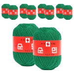 타조 구정 순면 30수 뜨개실 140 그린 12개