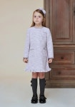 바이올렛 트위드 원피스 BA14OP01VI