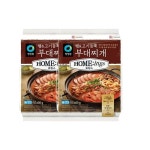 청정원 청정원 호밍스 햄 고기 듬뿍 부대찌개 2개 600g 야식 혼밥 여행 캠핑 자취 한끼식사