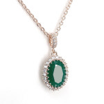 썬주얼리 제이드 그린 비취 옥 혼주 화려한 목걸이 45