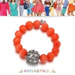 안나앤폴 VIVID GEMSTONE STRETCHED BRACELET AB112028B