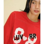 론론 RONRON 88 LUV RUGBY LONG S리 LEEVE T SHIRT RR24CLT3740RD 814338