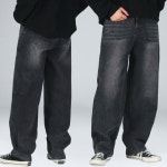 주식회사 이황에프엔씨 남성용 커브드 포인트 라인 벌룬 청바지 S 26 6686-1