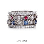 안나앤폴 쿼드러플 다이안 반지 CR111010A