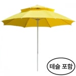 2단 테슬 파라솔 캠핑용 접이식