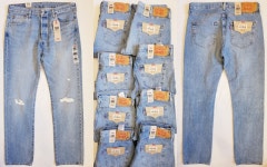 리바이스 Levi s Levis 501 Original Mens Stretch Ripped Jeans 30 X 34 3032333436384042 2664