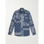 캐피탈 26 캐피탈 Bandana Print Cotton Shirt TP571295108