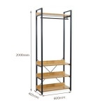 드레스룸 행거 W800xD370x C 0 6 미터 1 층 코트 행거 H1995