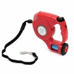 애견 자동 리드줄 강아지목줄 배변봉투함 UQKO4506