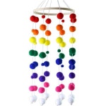 푸트로랩 인테리어 종소리 모빌 rainbow 10개