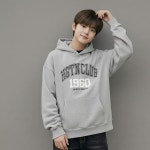 행텐틴즈 동백01 더블페이스 레터 후드티셔츠 멜란지그레이 14560-031-205-07-0 S45337004
