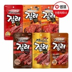 샘표 샘표 질러 육포 6종 6 6개 부드러운 갈릭바베큐 크레이지핫 직화풍 핫칠리 블랙페퍼