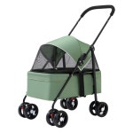 몽글펫 접이식 저상형 강아지 유모차 반려동물 개모차