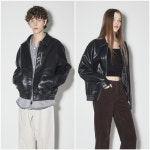 버커루 레더 카라 블루종 자켓 US637042