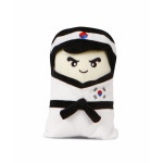 태권도 인형 무릎담요
