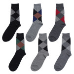 앤와이코튼클럽 3004 신사정장양말 남성장목양말 패션양말 3004-그레이랜덤