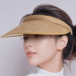 여성 썬캡 모자 면 넓은챙 햇빛가리개