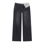 레이브 Folded Waist Denim Pants VJ6SL276