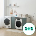 무지스 1 1 미니 건조기 양문 수납장 1200 기본 올화이트 H8934