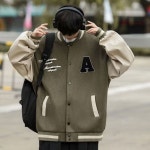 드롭 숄더 야구 점퍼