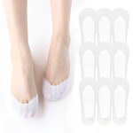 미미캐츠 얇고 시스루 망사 여성덧신 10매 세트 W2001