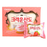 크라운 크라운산도 산도 딸기크림치즈 16봉입 8개 크라운제과