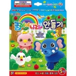 종이나라 종이나라 클레이나라 만들기 5색 클레이 점토