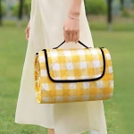 한강 누빔 방수 간편 접이식 워셔블 매트 여행 캠핑 피크닉