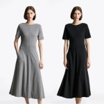 타미힐피거 239 000 버튼 드레스 T22F0TDR033WT1