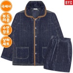 BYC BYC 남성 겨울 극세사 수면잠옷 상하세트 G1035 105