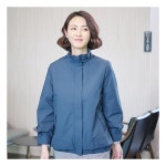 조이마담 이중넥 핀턱 밴딩 점퍼 j2973