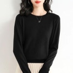 여성 10컬러 소프트 모던 컴포트 핏 브이넥 니트 LK-K001