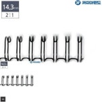 문구 오피스 제본용 2대1 와이어링 14 100개입 인쇄소 프린트제본