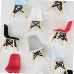 미니어쳐소품 미니어쳐 디자인 체어 인테리어 소품 데코 안경거치대 라이트블루 라이트블루