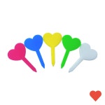 원예용품 미니 하트 꽂이형 화분 이름표 네임텍 20