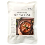 오름 찹쌀순대로 만든 얼큰사골순댓국