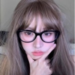 패션안경테 도수없는안경 캣아이 뿔테