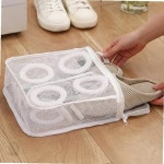 운동화 세탁망 이중 메쉬 사각 신발 빨래망 세탁기 아기신발 스니커즈