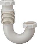 Plumb Pak 플렉스 N Fix J Bend 1-1 2 또는 1-1 4 입구 흰색 PP2125